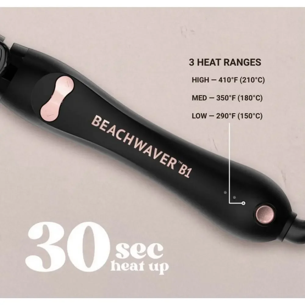 Beachwaver B1 Rotating Curling Iron 1" Ceramic Barrel New Without Box - Picture 4 of 5